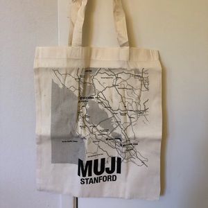 MUJI Stanford limited edition canvas tote bag